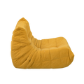 Floor Sofa Bean Bag Chair For Adults Fireside Bean Bag Lounger Memory Foam Chair For Home, Office, Apartment Or Gaming Venue Yellow Polyester Primary Living Space Firm Art Deco Armless Foam Polyester Blend