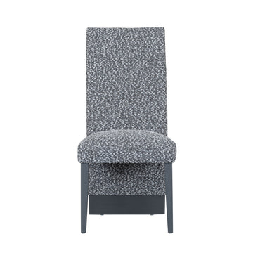 Stacey White And Grey Dining Chair Solid White Dining Room Rubberwood Solid Back 1 Marble Foam Wipe Clean Square Modern Side Chair Foam Rubber Wood