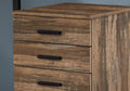File Cabinet, Rolling Mobile, Storage Drawers, Printer Stand, Office, Work, Brown Laminate, Contemporary, Modern Brown Particle Board
