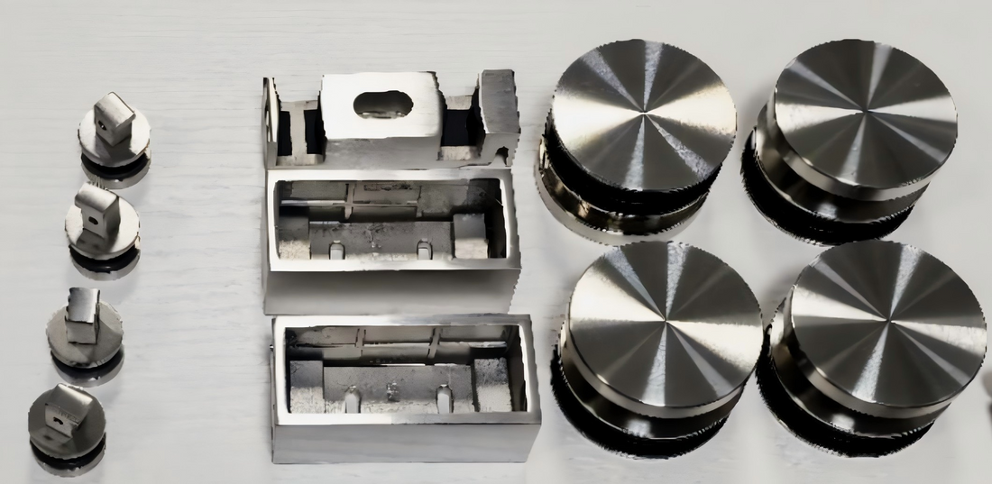 Roller Set With Wall Brackets And Anti Jump Knobs Only, 24D02P05 Chx Chrome Stainless Steel