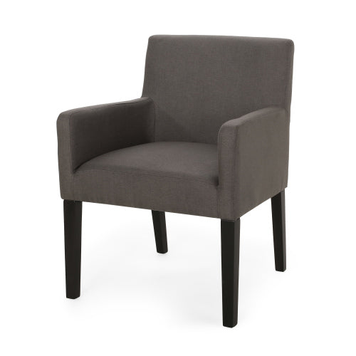 Arm Chair Dark Grey Fabric