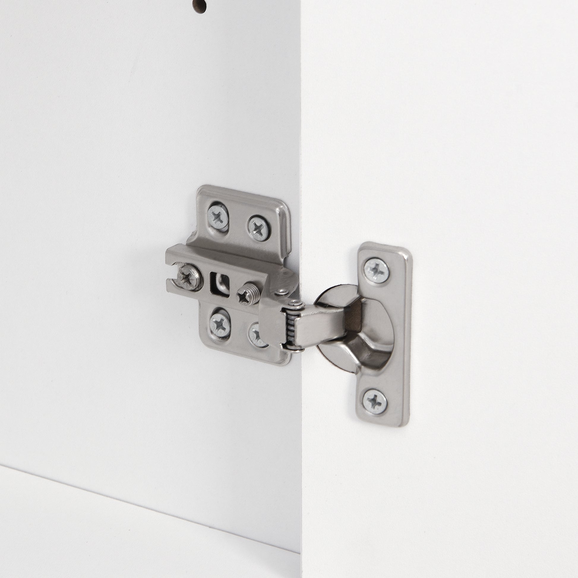 Sleek And Contemporary Shoe Cabinet With Adjustable Shelves, Minimalist Home Organizer With Solid Wood Legs, Storage Sideboard For Entryway, Living Room, White White Primary Living Space Particle Board