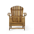 Malibu Reclining Adirondack Chair Natural Stained Acacia Wood
