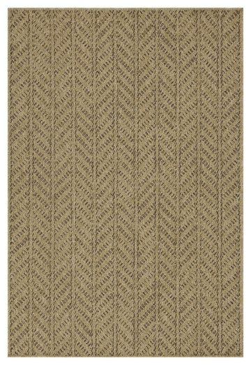 Earth Gc Ntl1013 Jute Mocha 5 Ft. 3 In. X 7 Ft. 3 In. Indoor Outdoor Area Rug Natural & Light Brown Polyester Polypropylene
