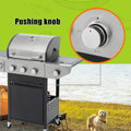 Propane Grill 3 Burner Barbecue Grill Stainless Steel Gas Grill With Side Burner, 37,000 Btu Outdoor Cooking, Patio, Garden Barbecue Grill, Black And Silver Silver Stainless Steel