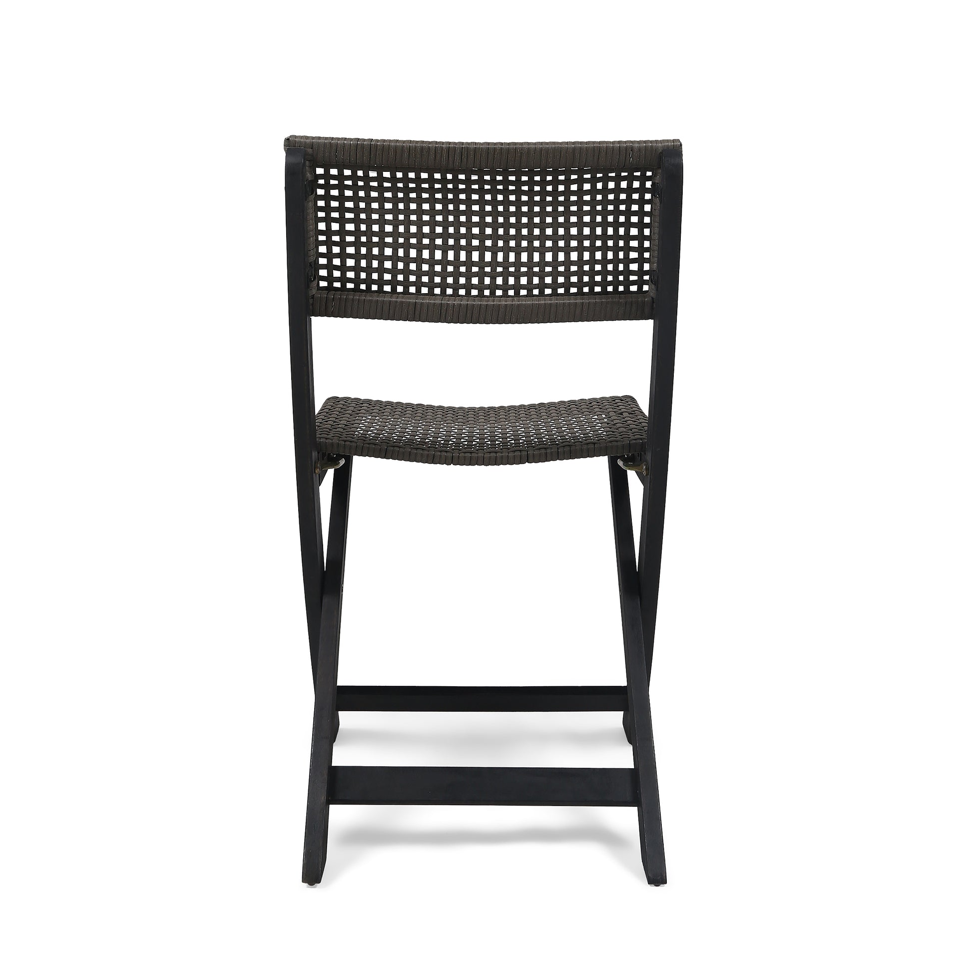 Hillside Bistro Chair,Set Of 2 Grey Brown Wood