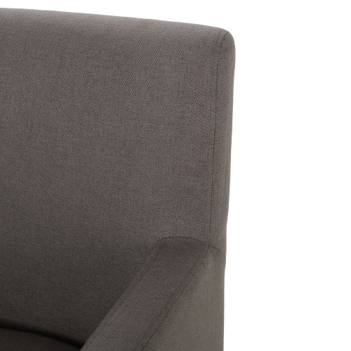 Arm Chair Dark Grey Fabric