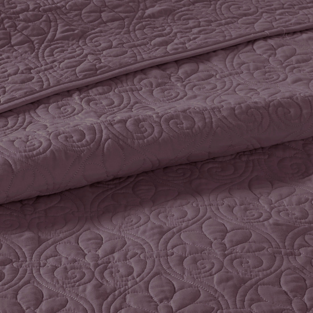Reversible Quilt Set Purple Full Queen Purple Cotton