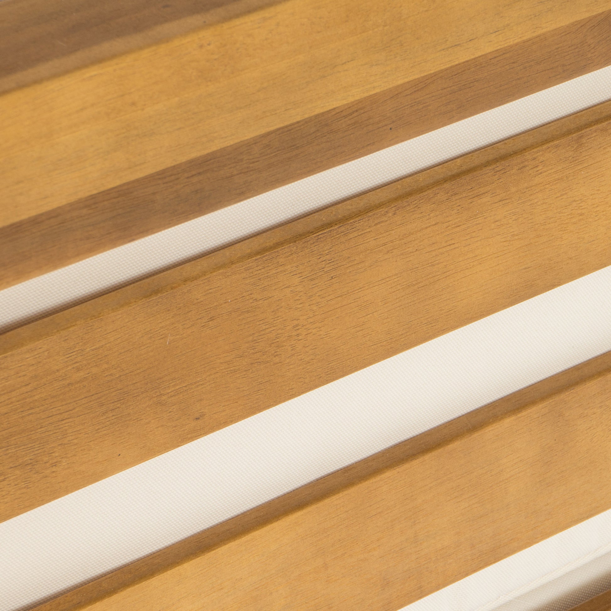 Oana Corner Chair Table, Beige Beige Acacia Wood