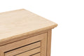 83 Inch Electric Fireplace Tv Console For Tvs Up To 95 Inches, Natural Finish Natural 90 Inches Or Larger Wood