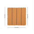 Plastic Interlocking Deck Tiles, 44 Pack Terrace Deck Tiles, 12