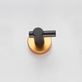 Round Base Wall Hanging Hook With Screws Black Gold Hook, 4 Pack, For Entry Shoe Cabinet, Wardrobe Bathroom Bedroom Furniture Hardware Black Gold Metal