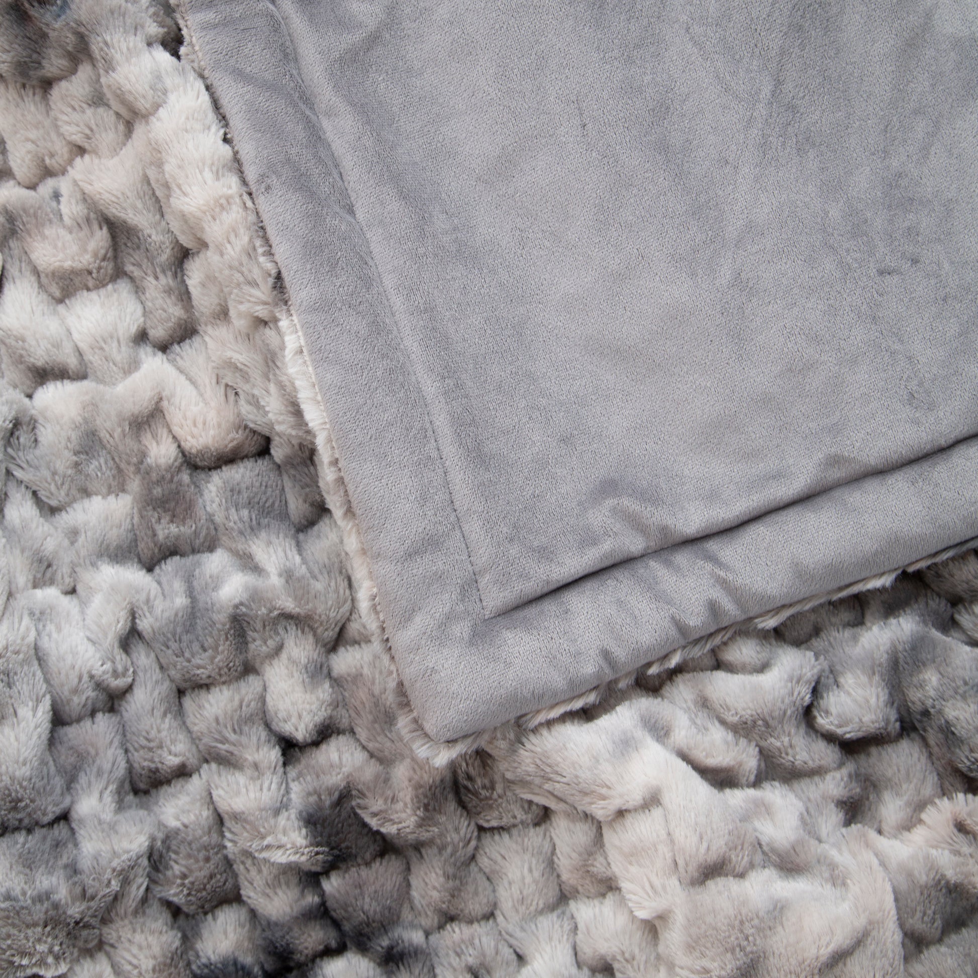 50X60" Faux Fur Throw Multicolor Faux Fur