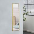 The 4Rd Generation Aluminum Alloy Metal Frame Wall Mounted Full Body Mirror, Bathroom Makeup Mirror, Bedroom Entrance, Decorative Mirror, Quality Upgrade, 48
