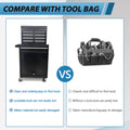 Tool Chest,5 Drawer Rolling Tool Storagecabinet With Enhanced Packaging, Detachabletop Tool Box, Metal Tool Cart For Garageworkshop,Black Black Iron