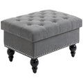 Homcom Ottoman With Storage For Living Room, 25