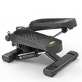 Home Office Exercise 330Lbs Capacity Mini Stepper With Resistance Bands And Lcd Monitor Black Steel