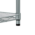 5 Tier Heavy Duty Adjustable Shelving And Racking, 300 Lbs. Per Wire Shelf, With Wheels And Shelf Liners, For Warehouses, Supermarkets, Kitchens, Etc. 59.45
