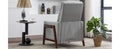 Wood Framed Upholstered Recliner Chair Adjustable Home Theater Seating With Thick Seat Cushion And Backrest Modern Living Room Recliners, Gray Old Sku:Pp289527Aae Gray Linen