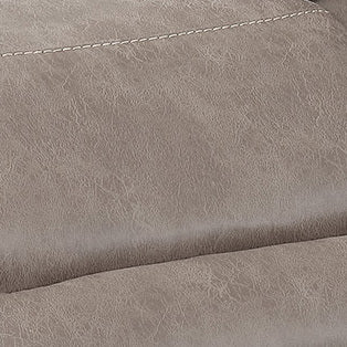 Isabella Recliner Chair Sand Light Brown Faux Leather