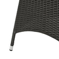 Corsica Rd Dining Table Grey Rattan