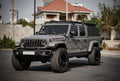 Front Mesh Grille Grid Grill For 2018 2024 Jeep Wrangler Rubicon Sahara Sport Jl Jt Grill With Camera Hole Black Plastic Black Abs
