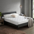 Overfilled Deep Pocket Mattress Pad White King White Nylon King