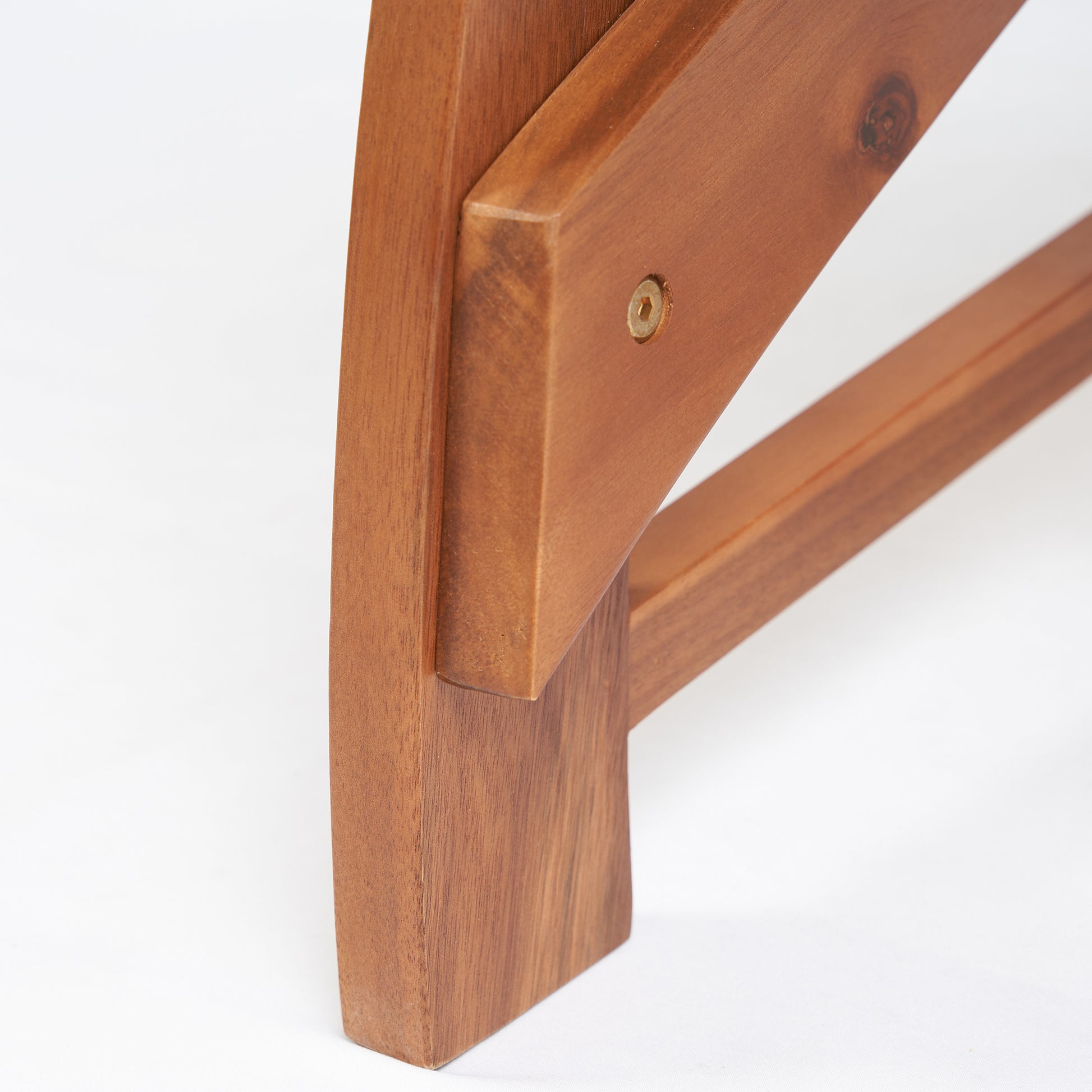 Outsunny 4 Pieces Patio Chairs With Cushion, Outdoor Dining Chairs Set Of 4, Acacia Wood Seat With Footstools, Slatted Seat & Backrest, Armrests, Cream White Natural Wood