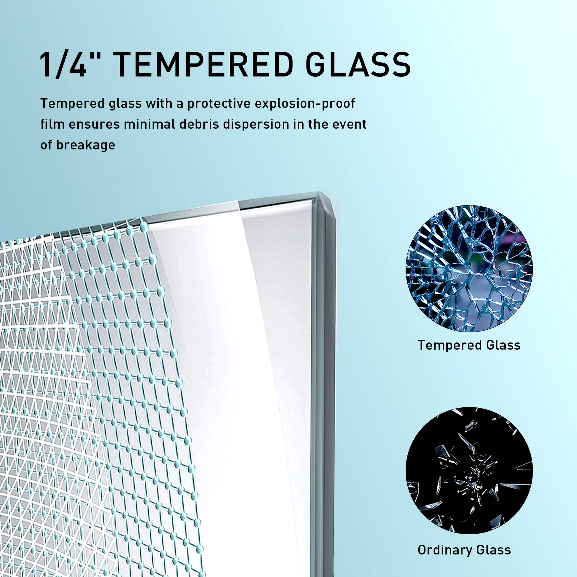 56" 60" W X 76" H Frameless Shower Door Soft Closing Single Sliding, 1 4" 6Mm Tempered Glass With Explosion Proof Coating, 24D01 60Bnx Brushed Nickel Brushed Nickel Bathroom Tempered Glass