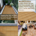 30 Pcs Interlocking Deck Tiles Striped Pattern, 12