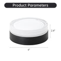 Small Size Flush Mount Ceiling Light 24W Glass Lampshade 2700K Ceiling Light Fixture For Bedroom Kids Room Black Glass,Metal