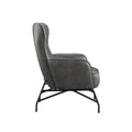 Graham Gray Accent Chair Gray Foam Engineered Wood