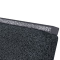 Ariya Dark Grey Bar Stools Solid Dark Grey Dining Room Foam Wipe Clean Contemporary Bar Stools Rubberwood Tufted Back 1 Rubber Wood