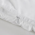 Overfilled Pillow Protector Single Piece Standard Size White Polyester