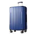 Luggage Sets 3 Piece, Expandable Hard Shell Abs Suitcases With Double Spinner, Travel Luggage Set With Tsa Lock 20 24 28Inch, Blue Blue Abs