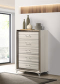 Star White Chest White Solid Wood Mdf