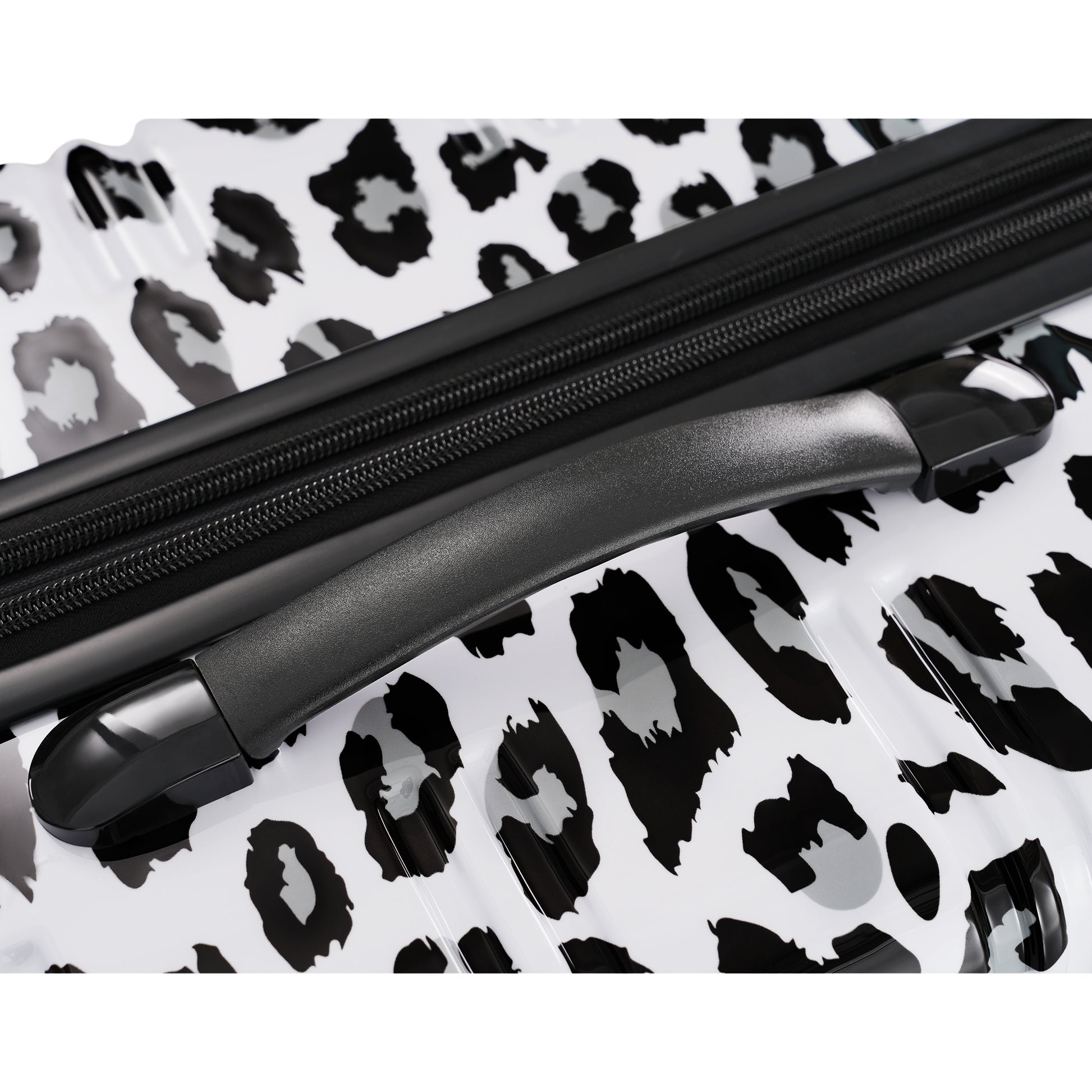 Hardshell Luggage Sets 3 Pcs Spinner Suitcase With Tsa Lock Lightweight 20" 24" 28" Luggages White Black Leopard Pc