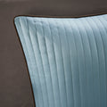 12 Piece Comforter Set With Cotton Bed Sheets Blue Brown Cal King California King Blue Brown Cotton