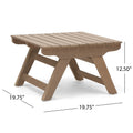Sedona Side Table Grey Wood