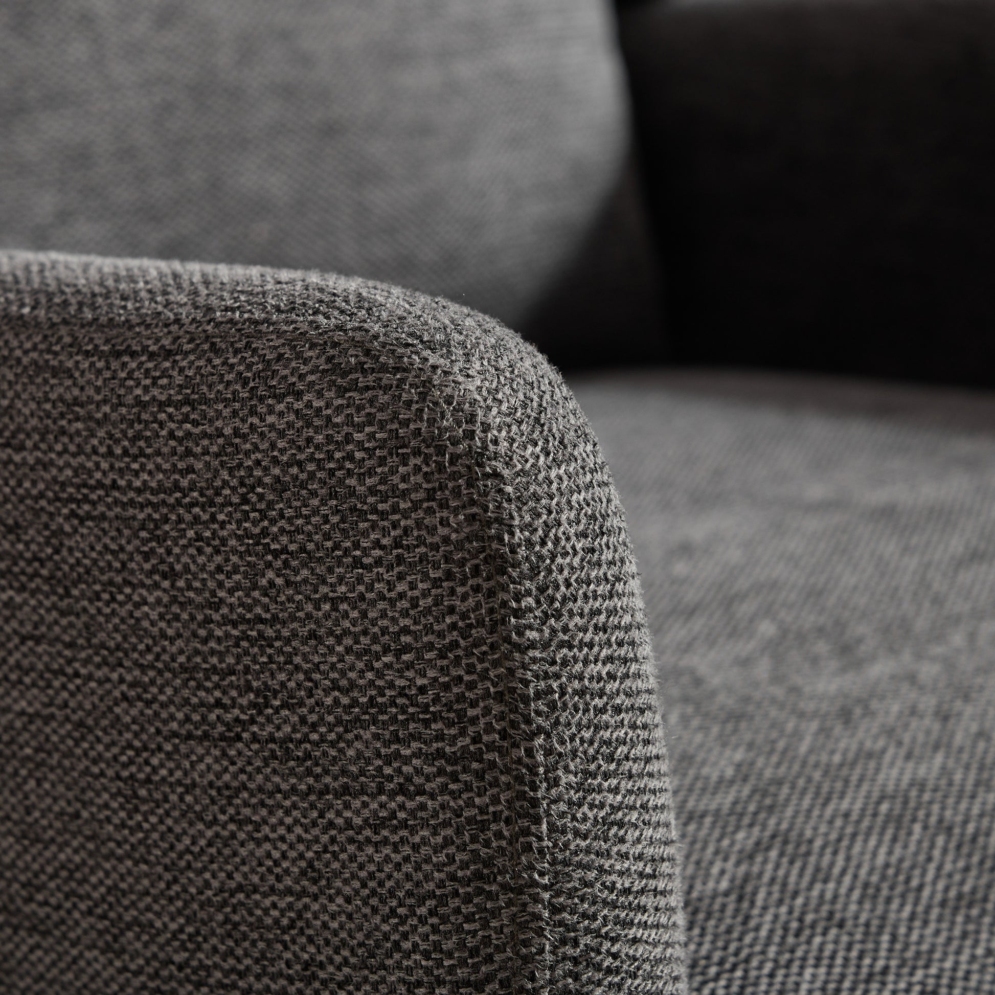 26.18" Wide Modern Accent Chair,Polyester Blend High Back Reading Chair ,Upholstered Armchair Club Chair,Single Sofa With Wood Legs For Living Room,Bedroom,Reading Room,Office,Charcoal Charcoal Foam