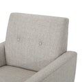 Club Chair Beige Fabric