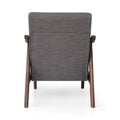 Lydia Sofa 1 Seater Dark Grey Fabric