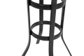 3 Pieces Outdoor Bar Stools Set,Rattan Bar Chairs,With Glass Table Top, Wicker Bar Stools For Backyard, Garden, Pool, Balcony And Deck, Brown Brown Steel