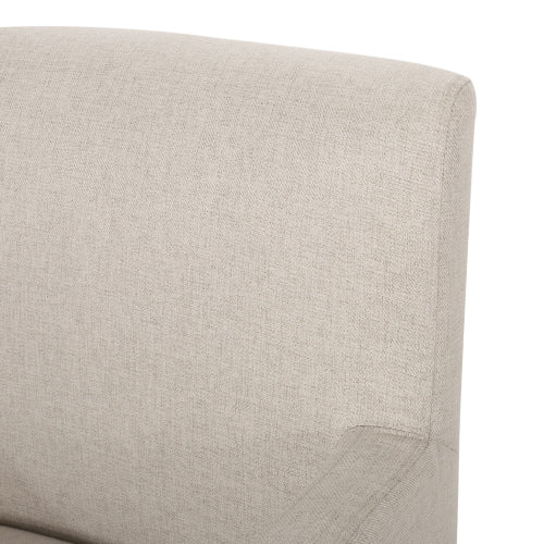 Arm Chair Beige Fabric