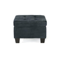 Sectional Ottoman Charcoal Fabric