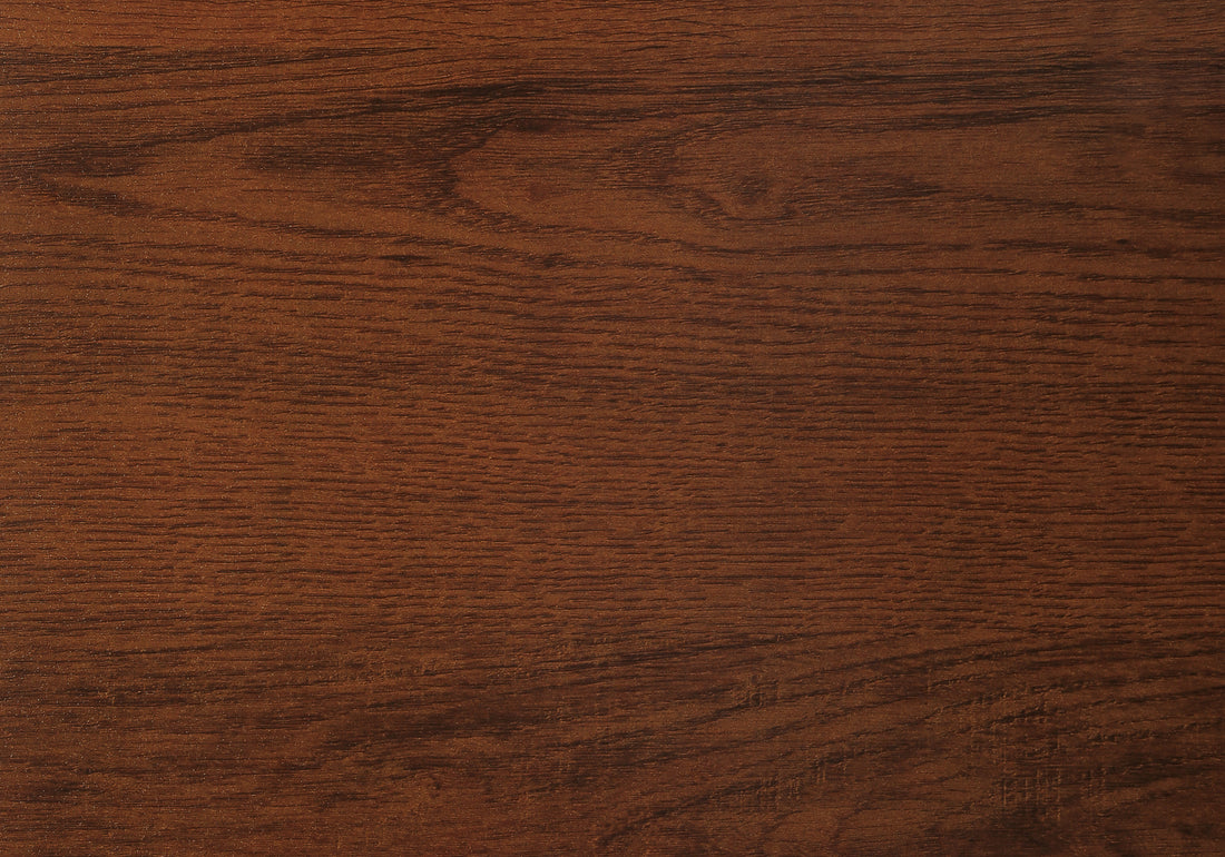 Computer Desk, Home Office, Laptop, 48"L, Work, Brown Laminate, Black Metal, Contemporary, Modern Cherry Particle Board