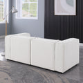 Modular Sofa Beigechenille Fabric, Simple And Grand, The Seat And Back Is Very Soft. This Is Also A Knock Down Sofa Beige Chenille 2 Seat