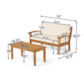Peytonseat Coffee Table Teak Acacia Wood