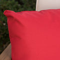 Coronado Rectangular Pillow Red Fabric
