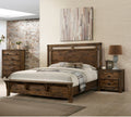1Pc Rustic Industrial Style Brown Five Drawer Chest Bedroom Solid Wood Wooden Furniture Brown Bedroom Contemporary,Industrial,Rustic Wood